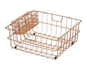 Memo Wire Basket 370 X 380 Bronze