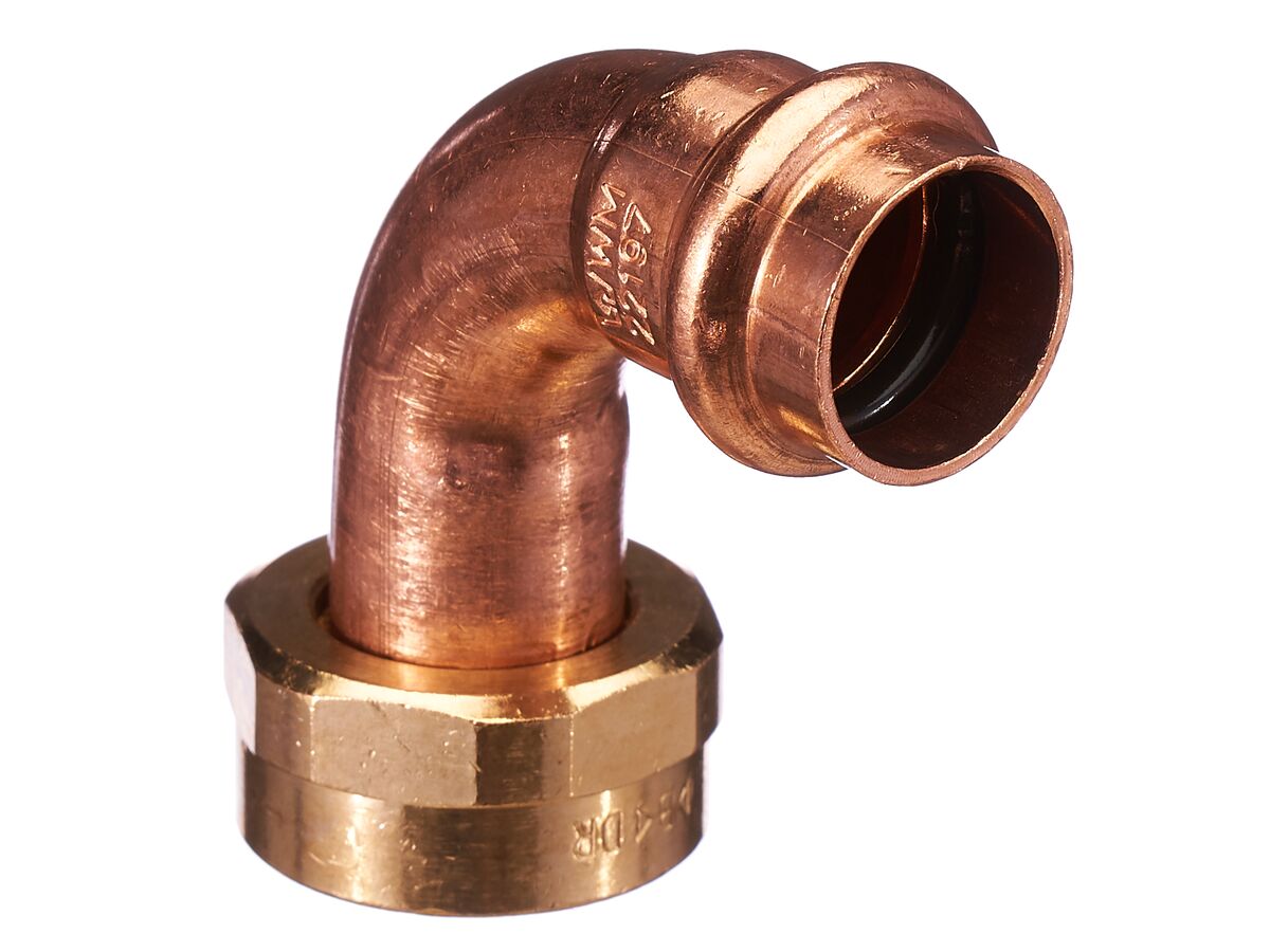 >B< Press Water Bent Connector 20mm x 20mm