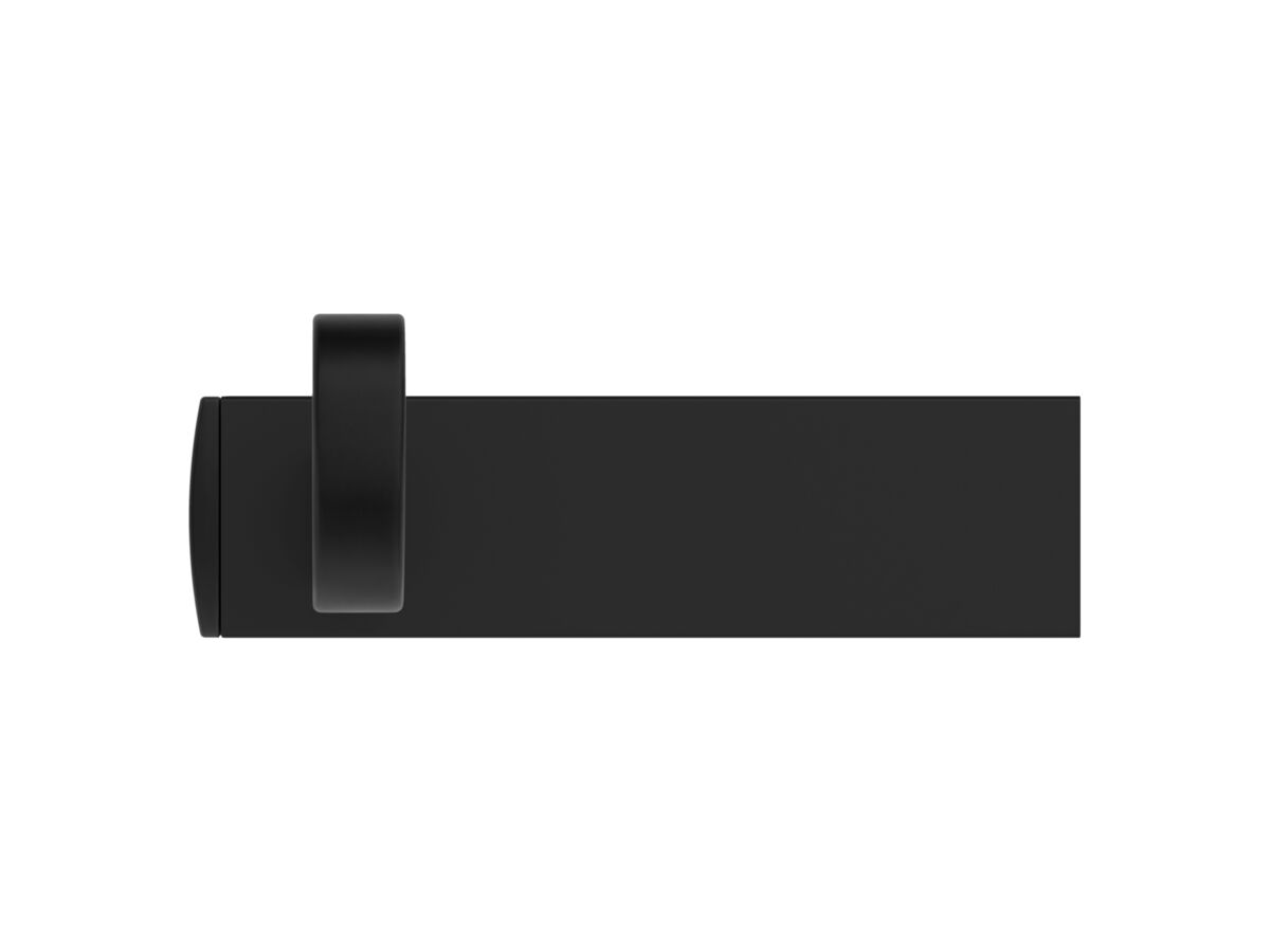 Supporting Image - Mizu Soothe Toilet Roll Holder Matte Black - Side