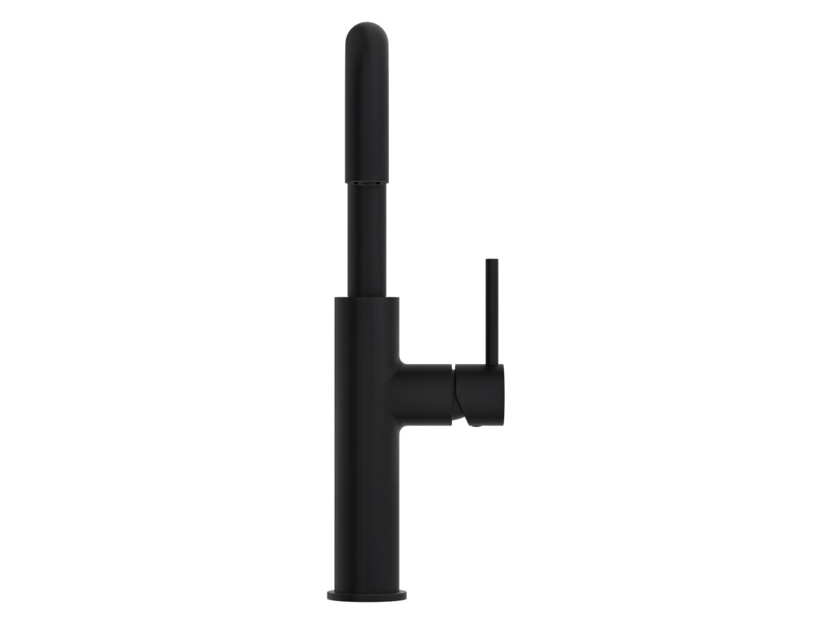 Supporting Image 2 - Mizu Drift Gooseneck Sink Mixer Tap Square Matte Black (5 Star) Lead Free