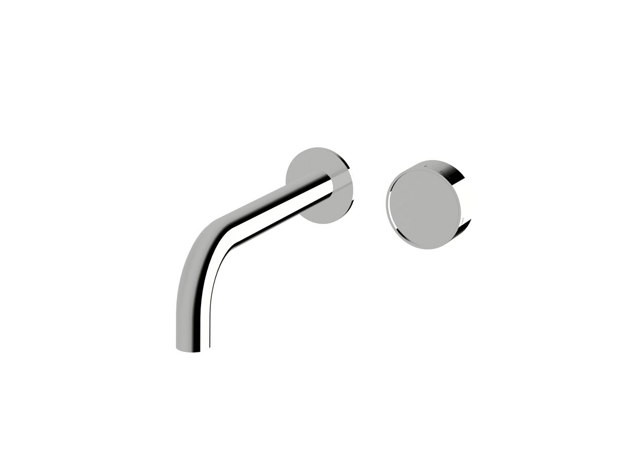 Hero - Sussex Pure Elemental Progressive Wall Basin Mixer System 200mm Chrome (3 Star) Lead Free