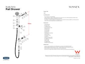 Installation Instructions - Sussex Scala Nova Rail Shower