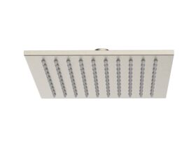 Hero - Mizu Bloc Overhead Shower Brass 200mm Brushed Nickel (3 Star)