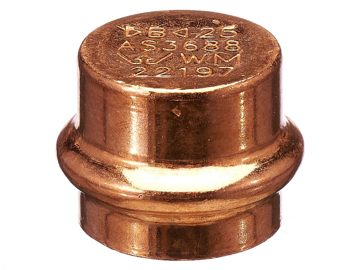 >B< Press Water End Cap 25mm