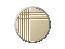 Supporting Image - Sussex Pure Elemental Handle Insert Strati PVD Brushed Platinum Gold with Chrome Base