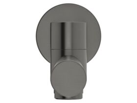 Supporting Image 2 - Mizu Drift Swivel Bath Outlet Straight Spout 227mm Brushed Gunmetal - Front