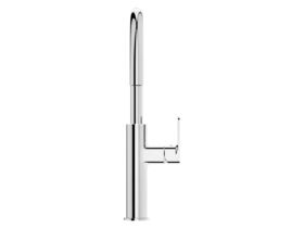 Supporting Image 2 - Mizu Soothe MK2 Gooseneck Sink Mixer Curved Chrome (5 Star) Lead Free - Front