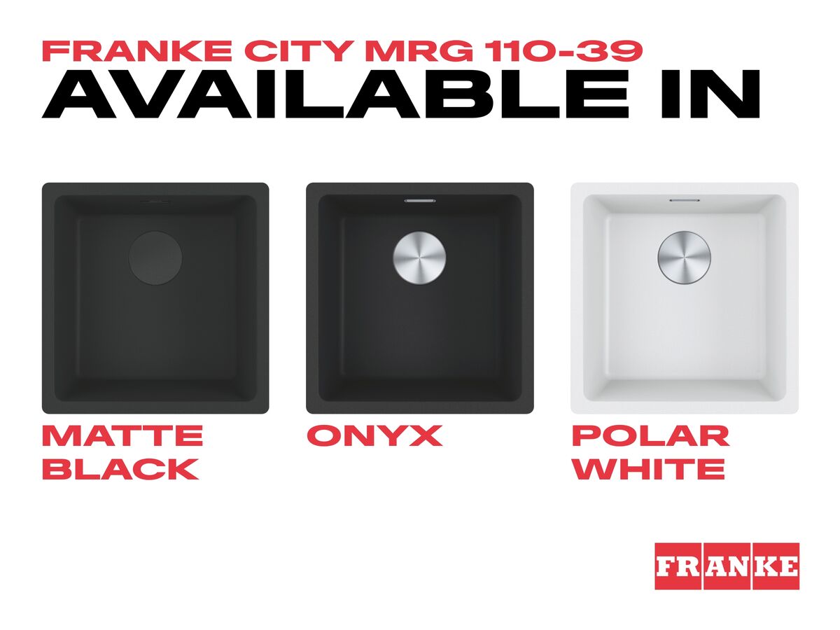 Franke City Fragranite Single Bowl 390mm Undermount Sink Colour Swatch