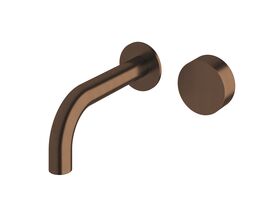 Sussex Pure Progressive Wall Bath/Basin Mixer Tap System 160mm PVD Brushed Bronze (3 Star)