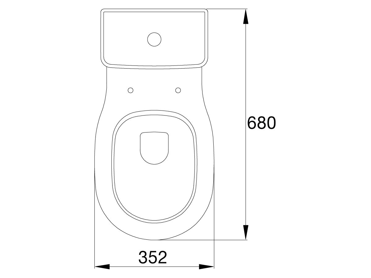 American Standard Concept Overheight Close Coupled Back to Wall Back Inlet Toilet Suite with a Soft Close Quick Release White Seat (4 Star)
