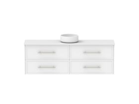 Supporting Image - Kado Lux Ensuite All Drawer Twin 1500mm Wall Hung Centre Basin 20mm Top Shaker