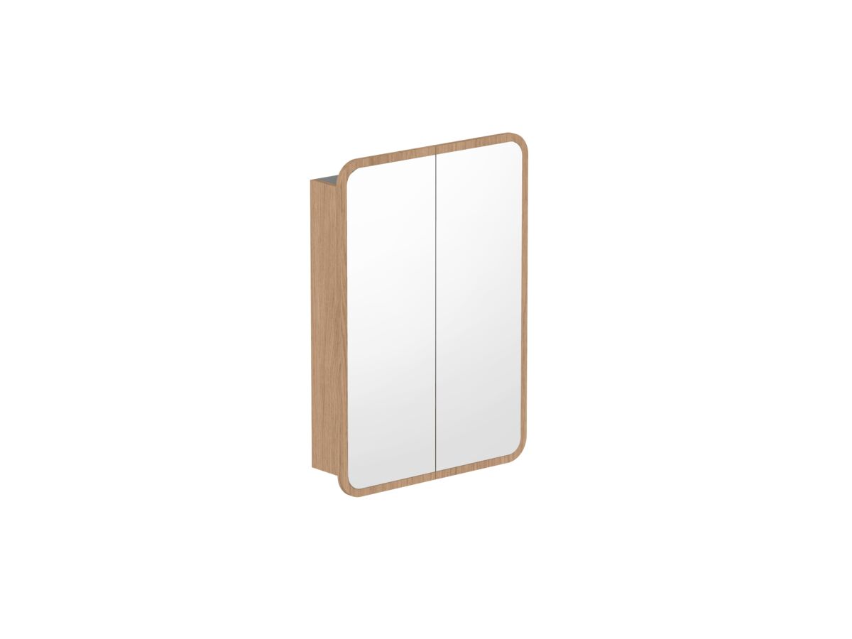 Supporting Image - Kado Lux Framed 2 Door Mirror Shaving Cabinet 600mm x 840mm