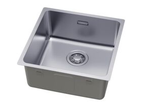 Supporting Image 2 - Memo Oscar Inset/Undermount Single Bowl Sink 400mm Overflow No Taphole
