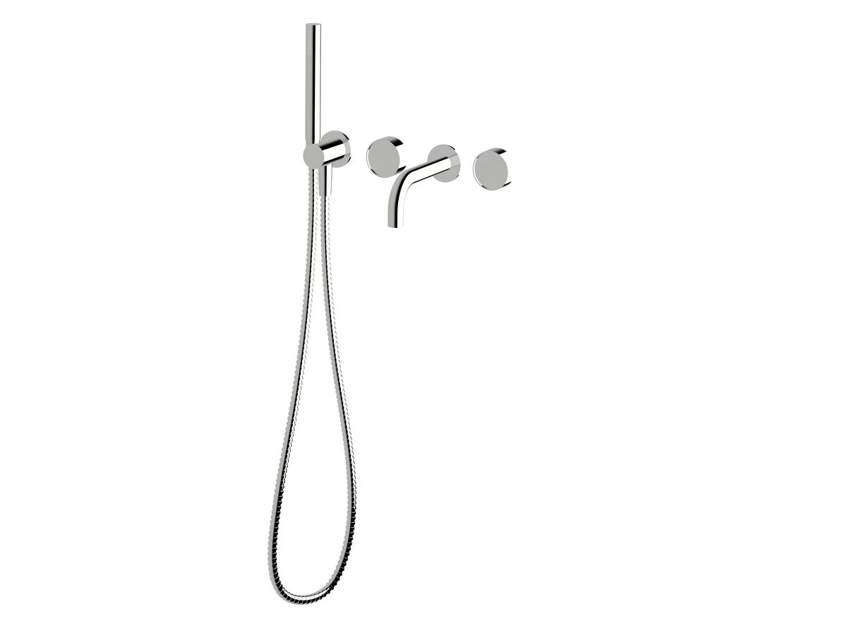 Hero - Sussex Pure Elemental Progressive Bath Mixer System with Handshower 160mm Chrome