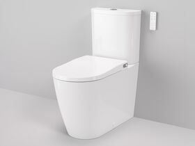 In Situ - Caroma Forma II Bidet Cleanflush Close Coupled Back to Wall Overheight Toilet Suite Gloss White (4 Star)