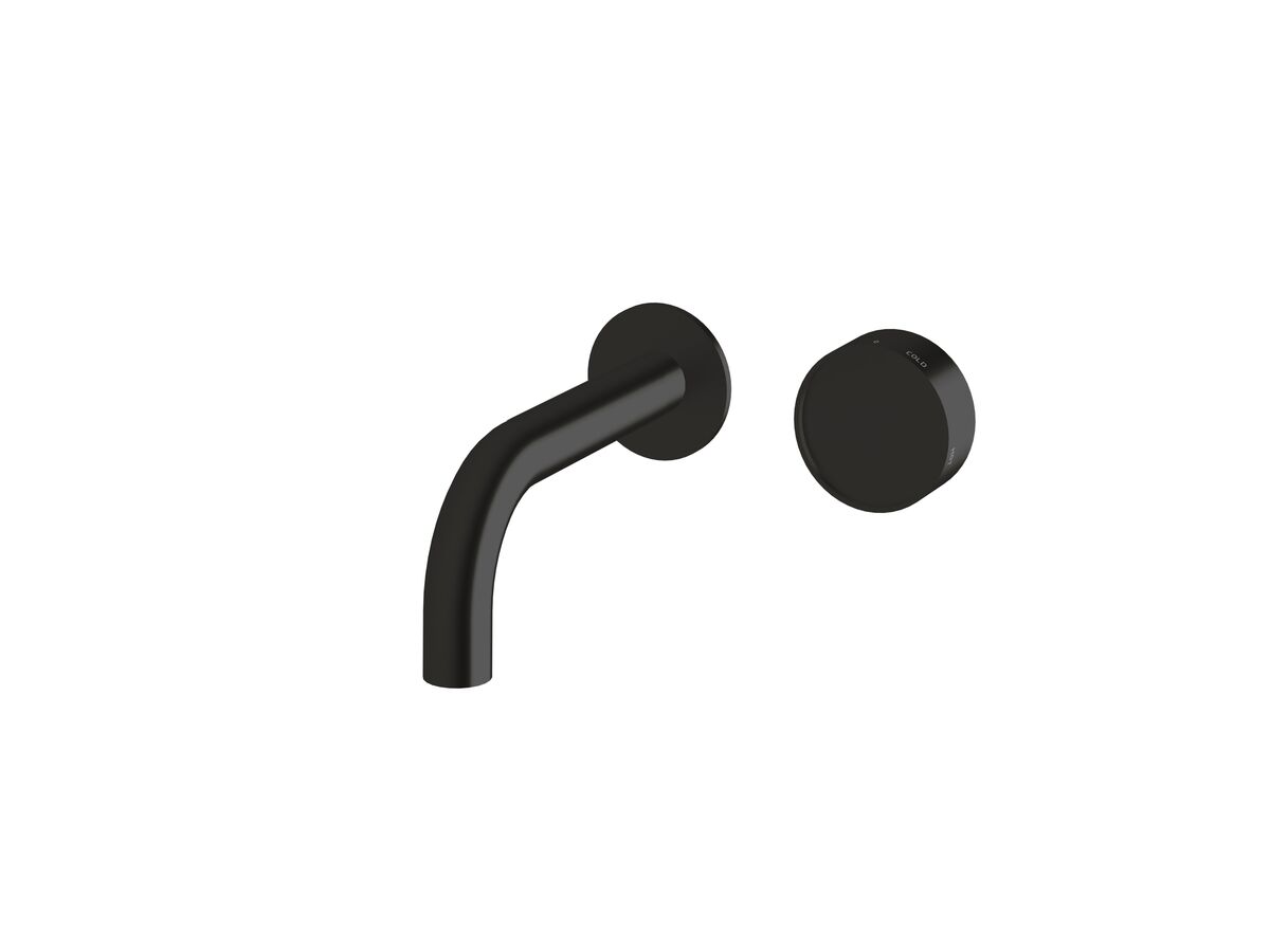 Hero - Sussex Pure Elemental Progressive Wall Basin Mixer System 160mm PVD Matte Black (3 Star) Lead Free