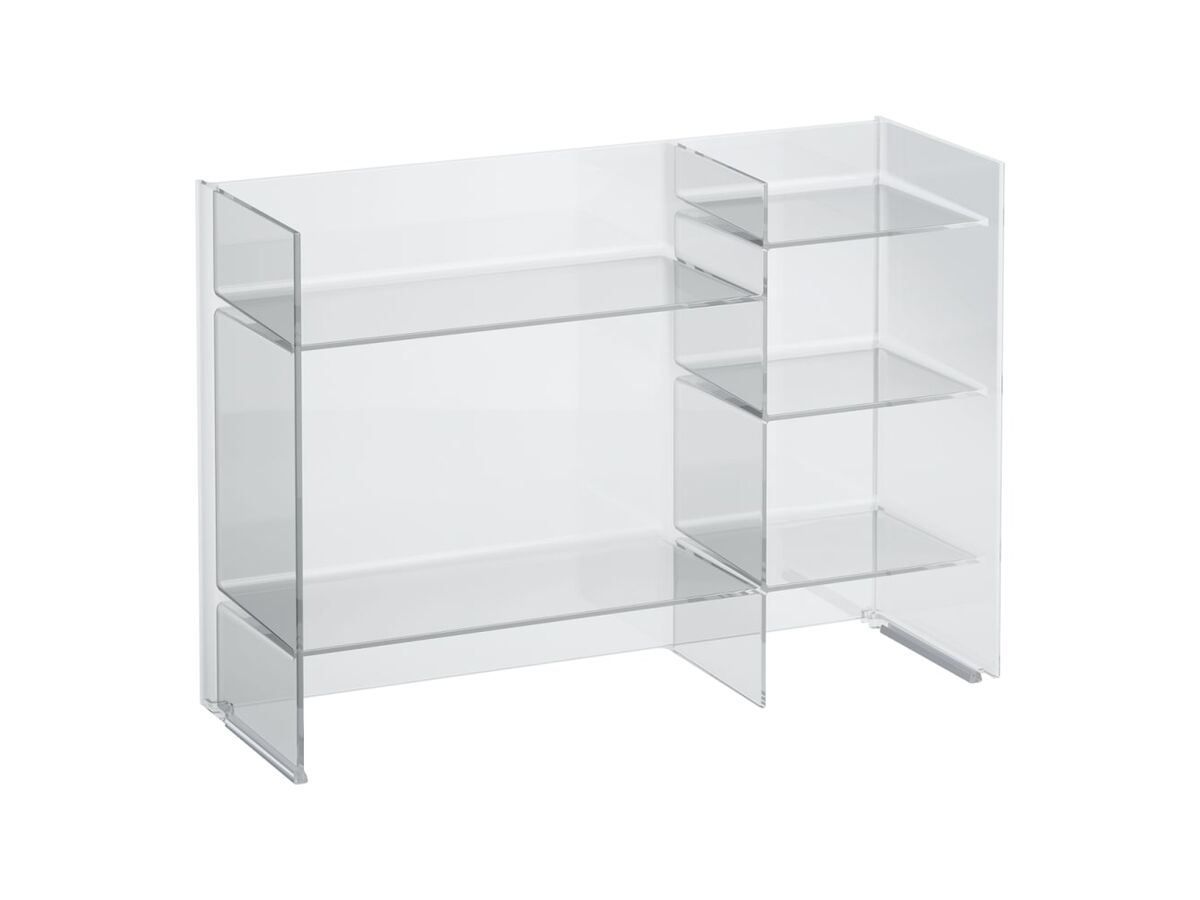 Kartell Rack 750 x 260 x 530mm Transparent Crystal