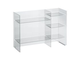 Kartell Rack 750 x 260 x 530mm Transparent Crystal