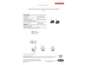 Specification Sheet - Sussex Scala Washing Machine Stops LUX PVD Brushed Smoked Gunmetal