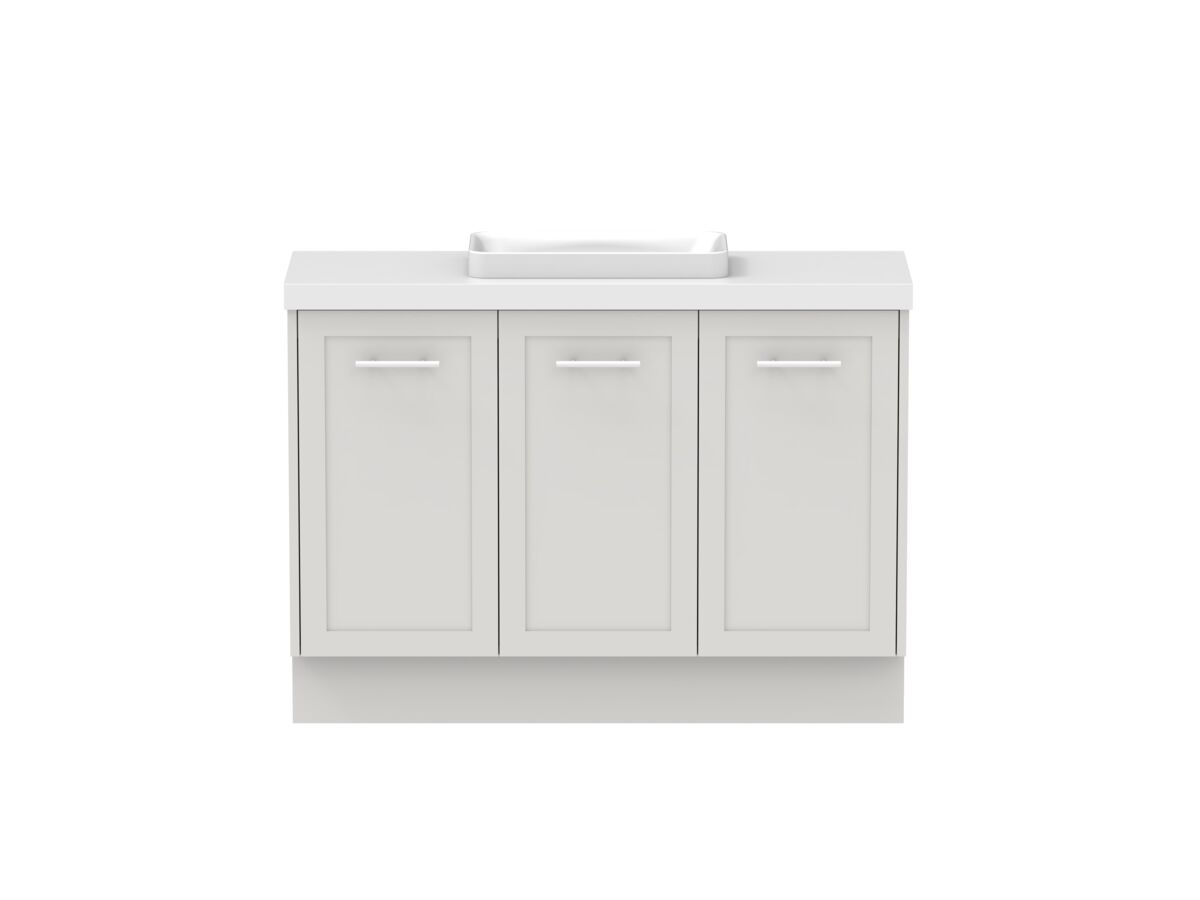 Hero - Kado Lux Ensuite All Door 1200mm Floor Mount Centre Basin 50mm Top