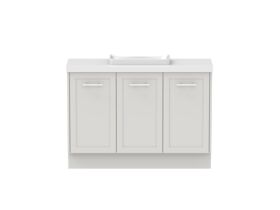 Hero - Kado Lux Ensuite All Door 1200mm Floor Mount Centre Basin 50mm Top