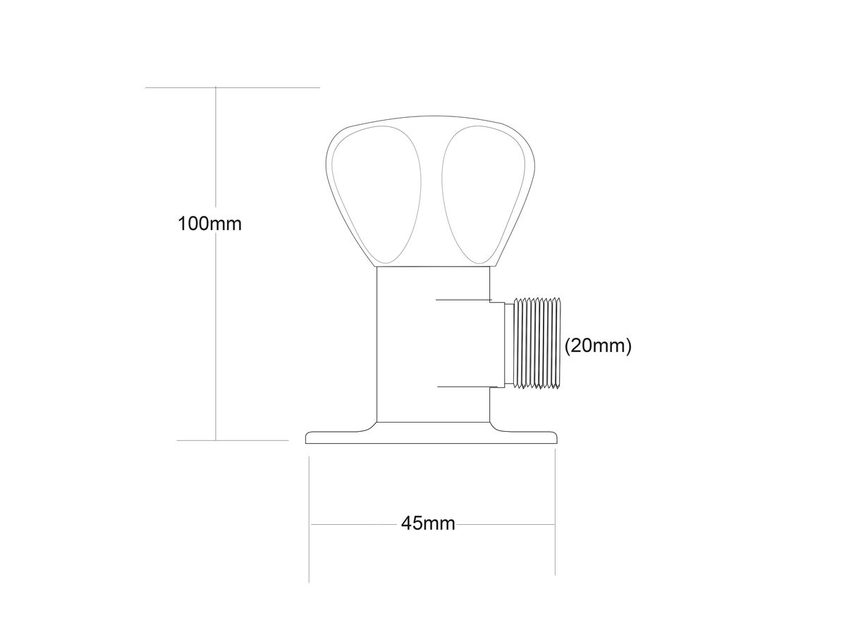 Voda Classic Washing Machine Taps Lead Free