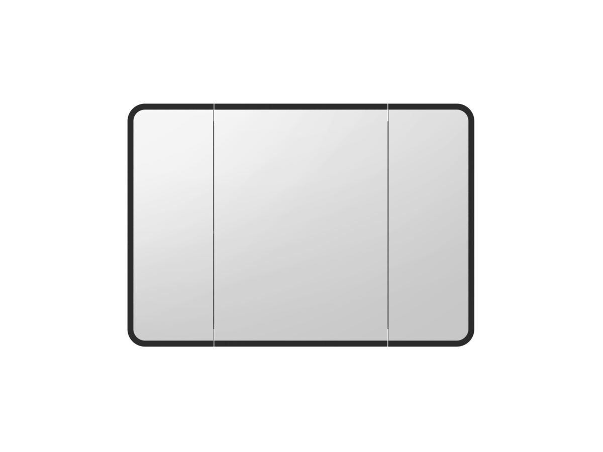 Supporting Image - Kado Lux Framed 3 Door Mirror Shaving Cabinet 1200mm x 840mm