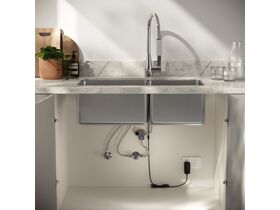 Memo Sia Sensor Gooseneck Sink Mixer Tap Dual Function Right Hand Lever (4 Star)
