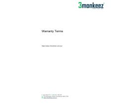 Warranty - 3Monkeez