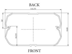 Quikfit Wall Hung Duct Series 100mm