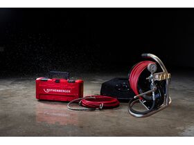 Rothenberger Roblast Jetter Accessories Pack (includes Mini Reel with 1/4" Hose - Whip Hose - Safety Plate - Nozzle Box)