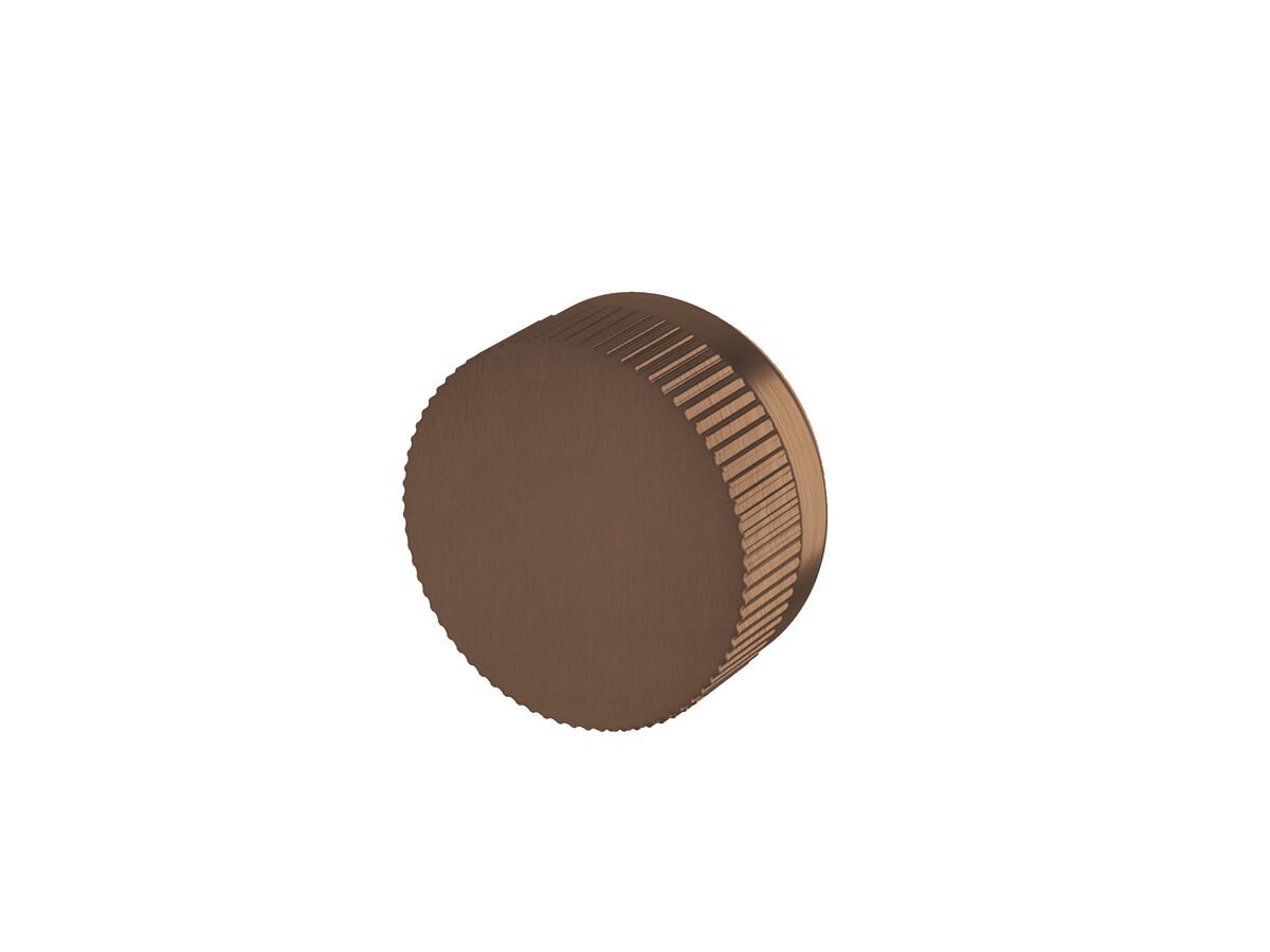 Sussex Pure Diverter with Linear Textured Handle PVD Brushed Bronze