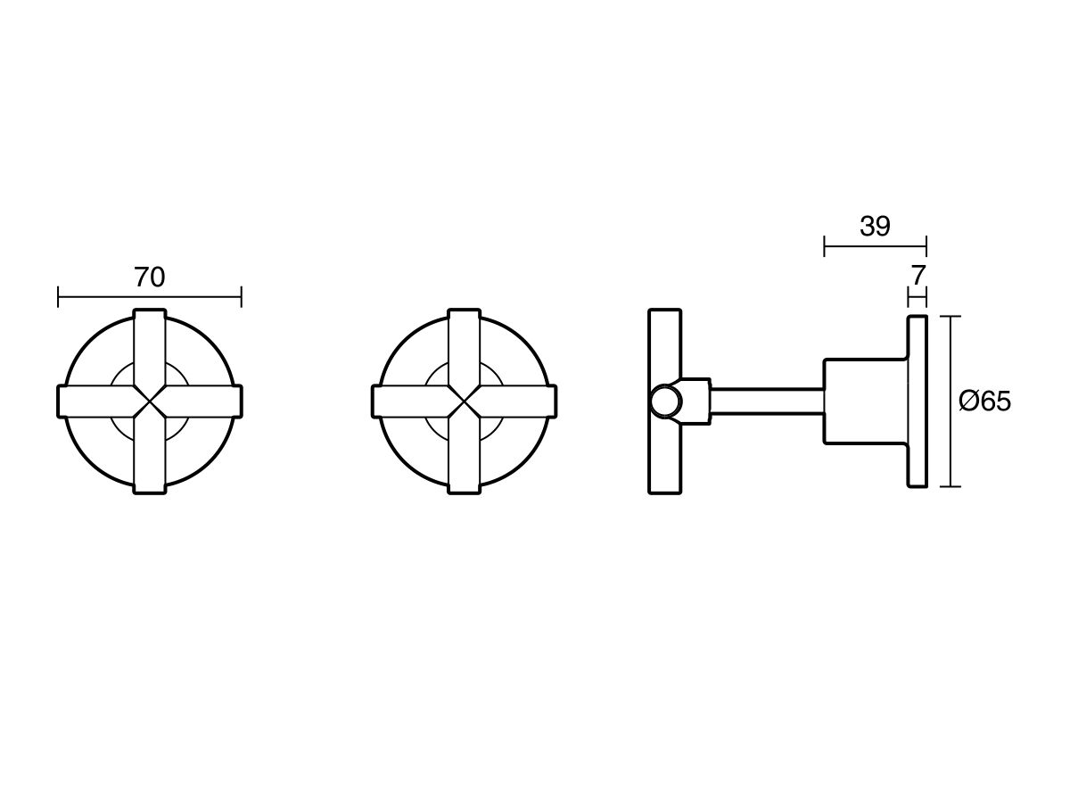 Technical Drawing - Posh Solus Wall Top Assembly