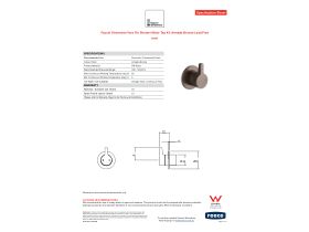 Specification Sheet - Faucet Strommen Vara Fin Shower Mixer Tap Kit Armada Bronze Lead Free