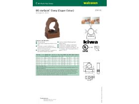 Specification Sheet - Walraven Copper Colour Starquick