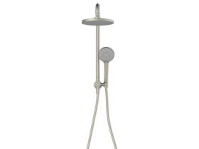 Supporting Image - Posh Bristol MK2 Short Twin Shower Brushed Nickel (3 Star)