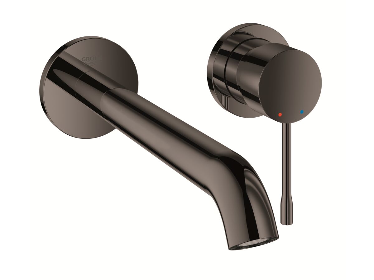 GROHE Essence New Wall Basin Mixer 230mm Hard Graphite (5)