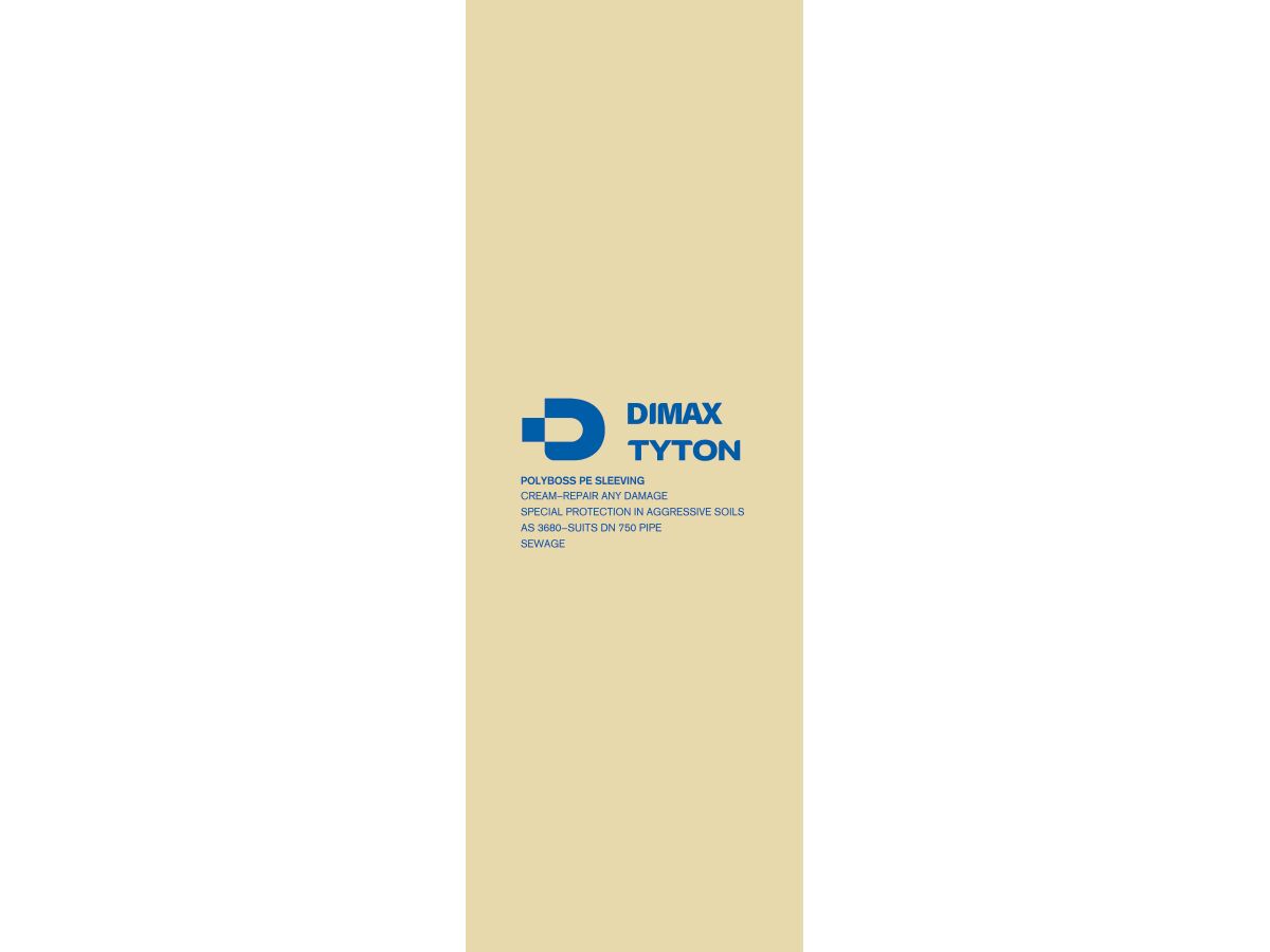 Supporting Image - Polyboss Pipe Sleeve Cream (6) 750mm