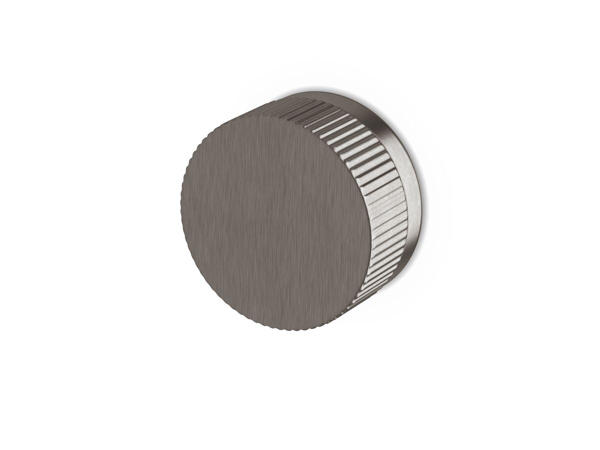 Sussex Pure Diverter with Linear Textured Handle PVD Brushed Gunmetal