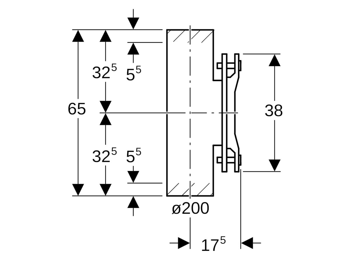 Geberit Inspection Opening Oval 200mm