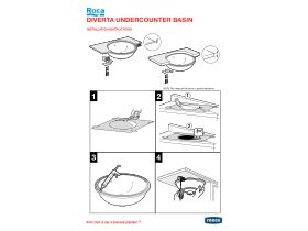 Installation Instructions - Roca Diverta Undercounter Basin