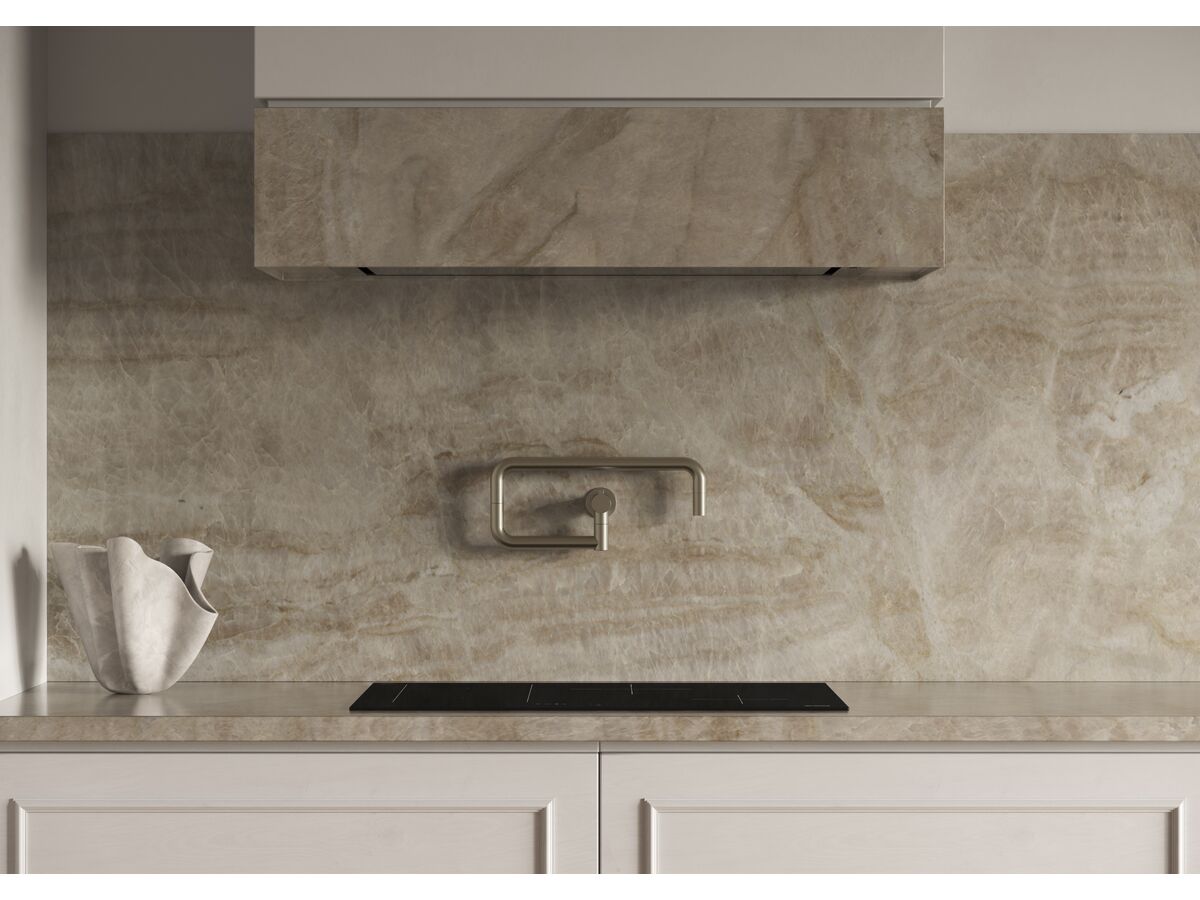 In Situ - Faucet Strommen Vara Fin Wall Pot Filler Tap Brushed Nickel