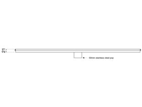 Veitch RX65 Shower Channel 900mm (Derwent)