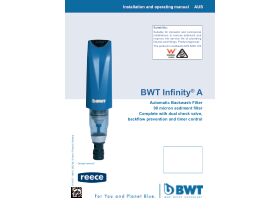 Installation Instructions - BWT Infinity Automatic Backwash Filter