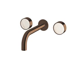 Supporting Image - Sussex Pure Elemental Bath Set 200mm PVD Brushed Bronze with Aurora Insert