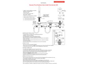 Installation Instructions - Sussex Pure Hostess Hob Install Conversion Kit