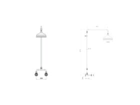 Posh Canterbury Exposed Shower Set (3 Star)