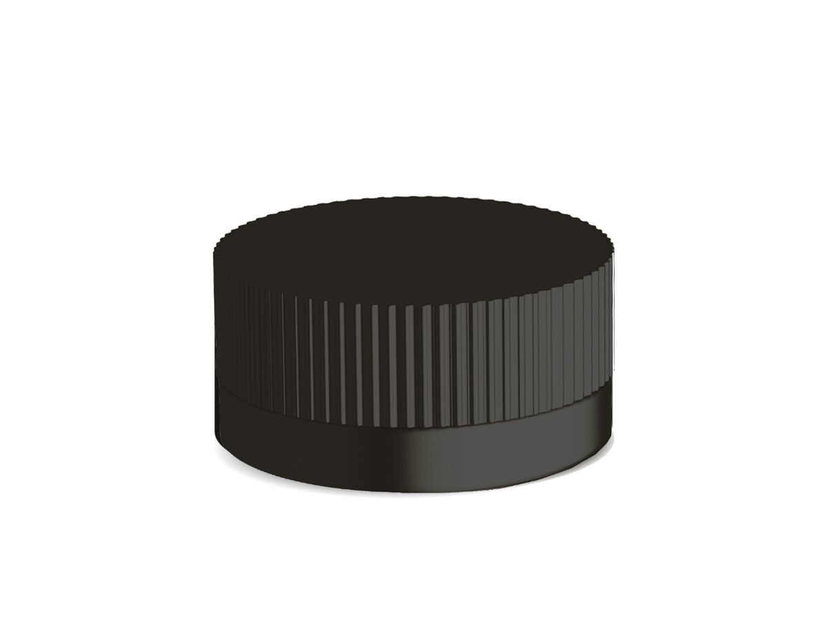 Sussex Pure Progressive Top Mount Hob Mixer Tap with Linear Textured Handle PVD Matte Black