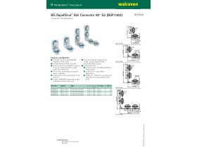 Specification Sheet - Walraven Rapidstrut Connector 90 Degree BUP
