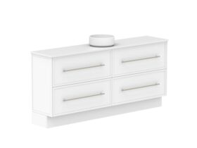 Supporting Image - Kado Lux Ensuite All Drawer Twin 1800mm Floor Mount Centre Basin 20mm Top Shaker